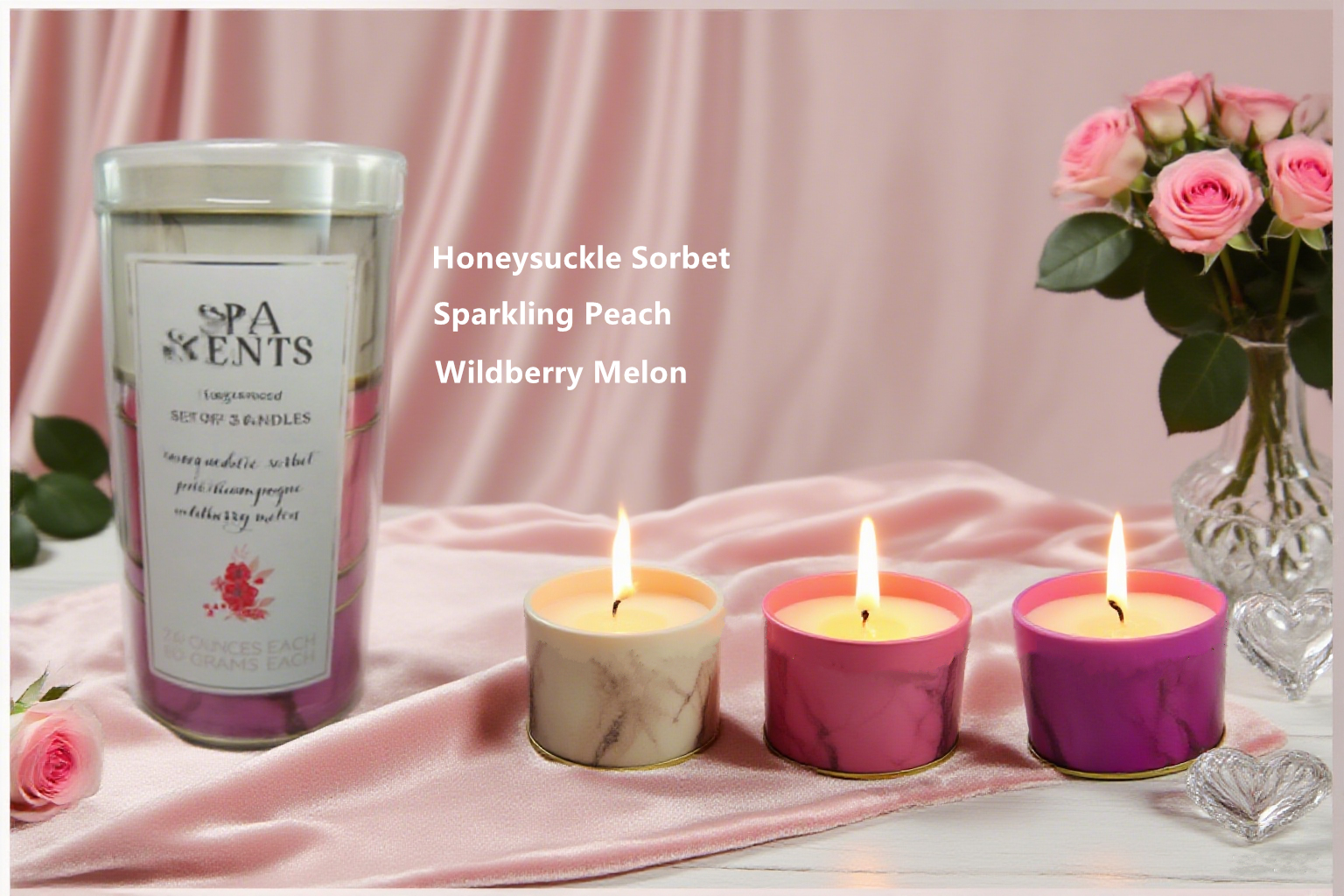 Valentine's Printed Tin 3-Pack